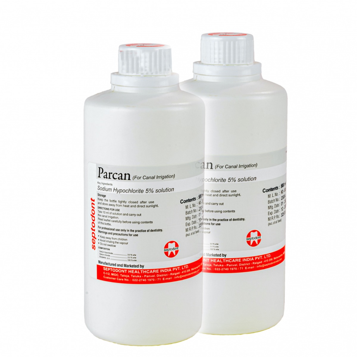 Septodont Parcan 5% Sodium Hypochlorite Solution