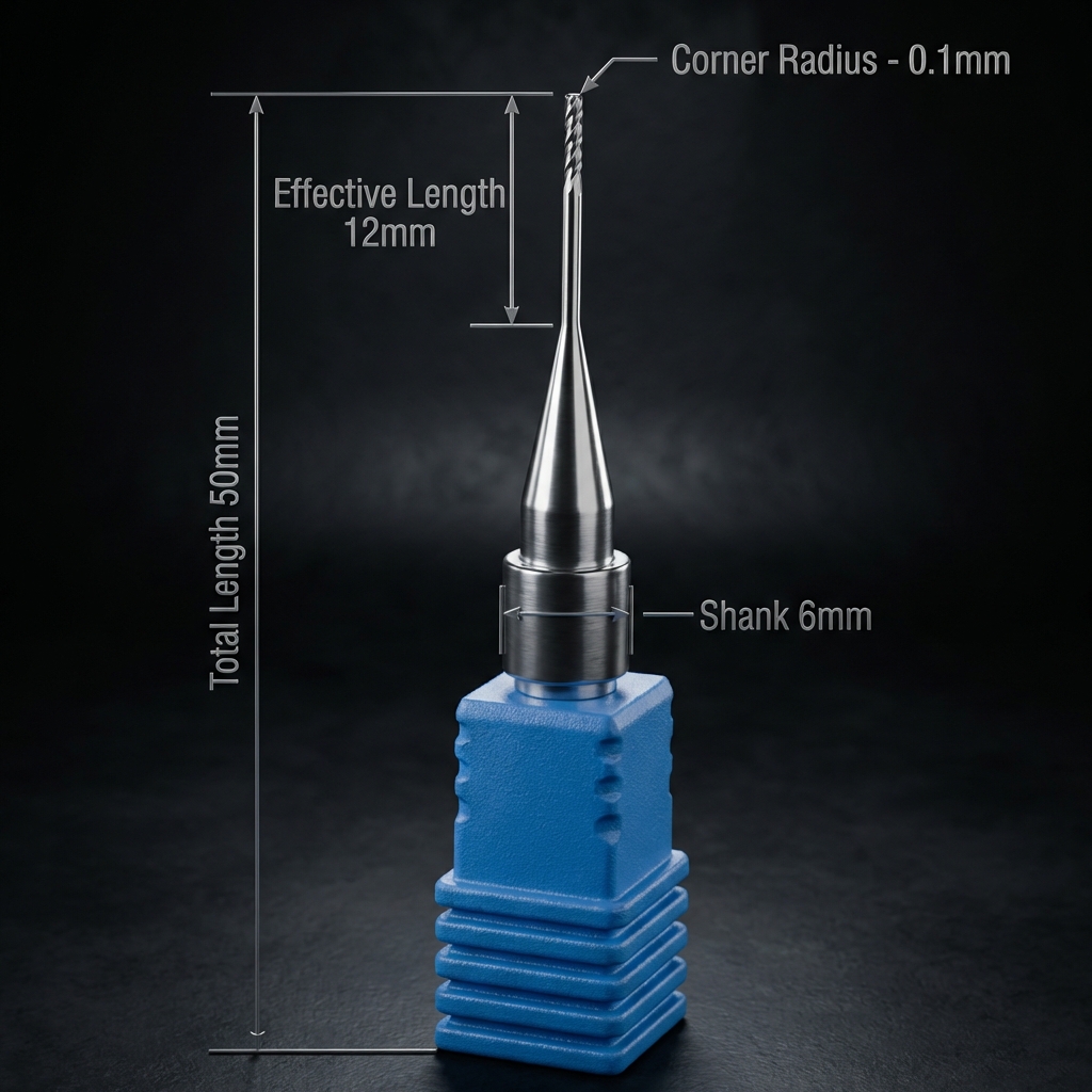 Nexy Metal Milling Bur DC - Round Nose Knife (JDM5DW Type)