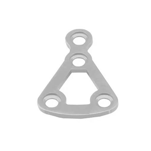 SK Surgicals SS Mini Bone Delta Plates - 2mm ( 300.501S) (Pack of 2 )