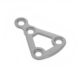 SK Surgicals SS Mini Bone Delta Plates - 2mm ( 300.501S) (Pack of 2  ) - 4