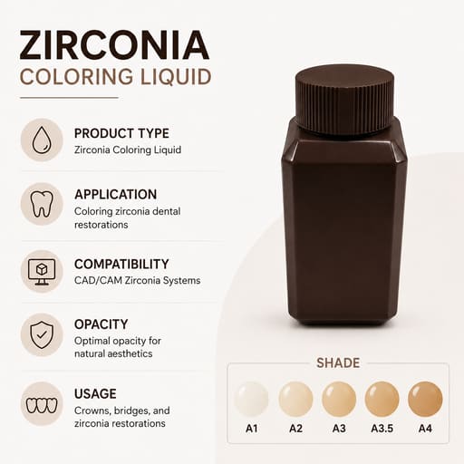 Denfac Zirconia Dentin Coloring Liquid ST - A Shade Series (50ml)