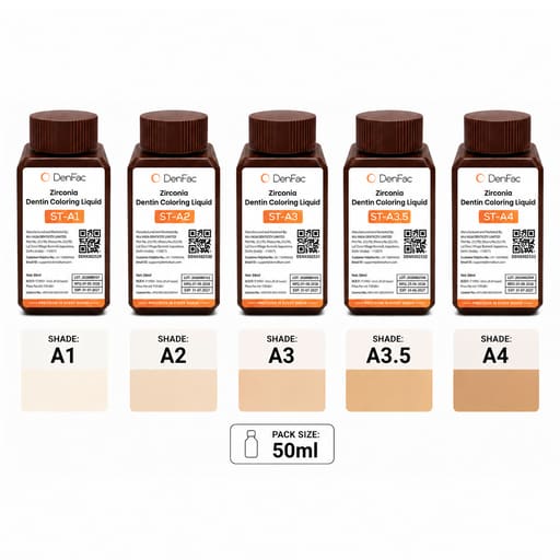 Denfac Zirconia Dentin Coloring Liquid ST - A Shade Series (50ml)