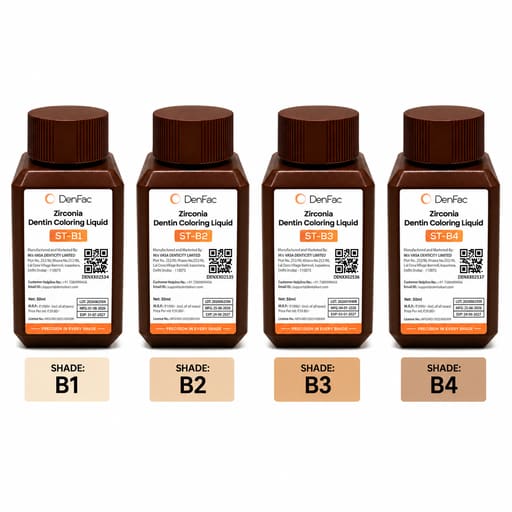 Denfac Zirconia Dentin Coloring Liquid ST - B Shade Series (50ml)