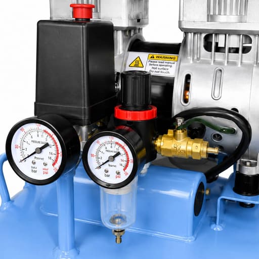Dental Air Compressor Oil Free 1 H.P