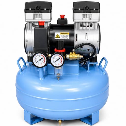Dental Air Compressor Oil Free 1 H.P