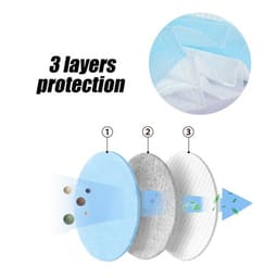 Dental Face Mask 3 Ply Tie On ( Pack Of 50) - 3