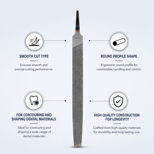 Dental Half Round File