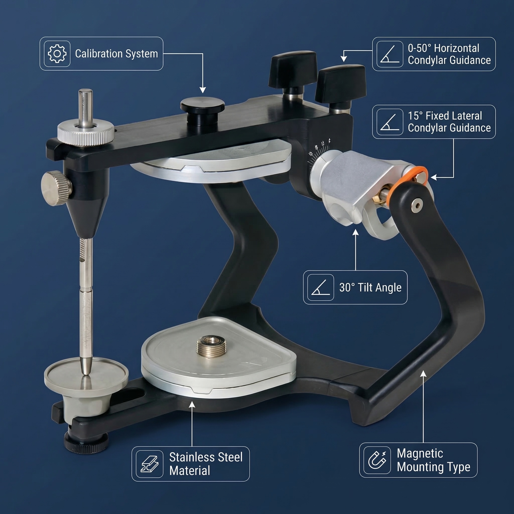 Corident CSA 400 Articulator (Semi-Adjustable Type)