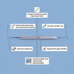 GDC Titanium Implant Barnhart Scaler/Curette - IMSBH5/6 - 2