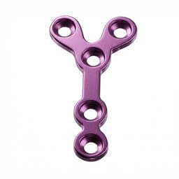 SK Surgicals Titanium Mini Bone Plates Y Shape 1.5mm (5 Holes) -105.480T - 1