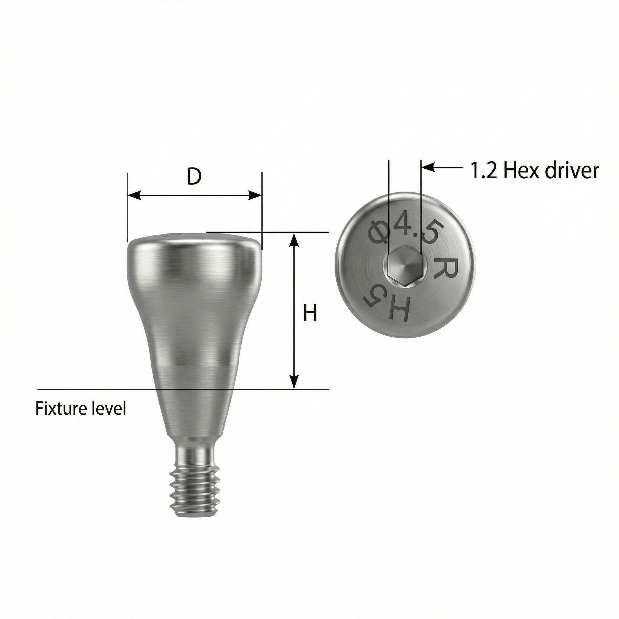 Dentaltech Healing Abutments Regular - Osstem | Dentium | DIO | Cowellmedi | Neobiotech | Dentis Compatible