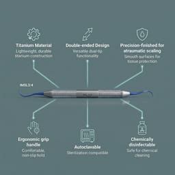 GDC Titanium Implant Langer Curette - IMSL3/4 - 2