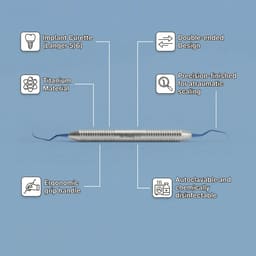 GDC Titanium Implant Langer Curette - IMSL5/6 - 2