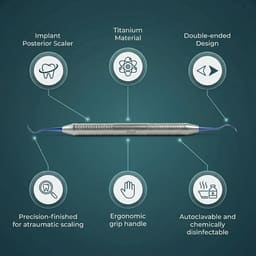 GDC Titanium Implant Posterior Scaler - IMS204S - 2