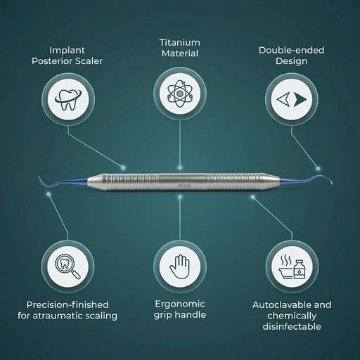 GDC Titanium Implant Posterior Scaler - IMS204S