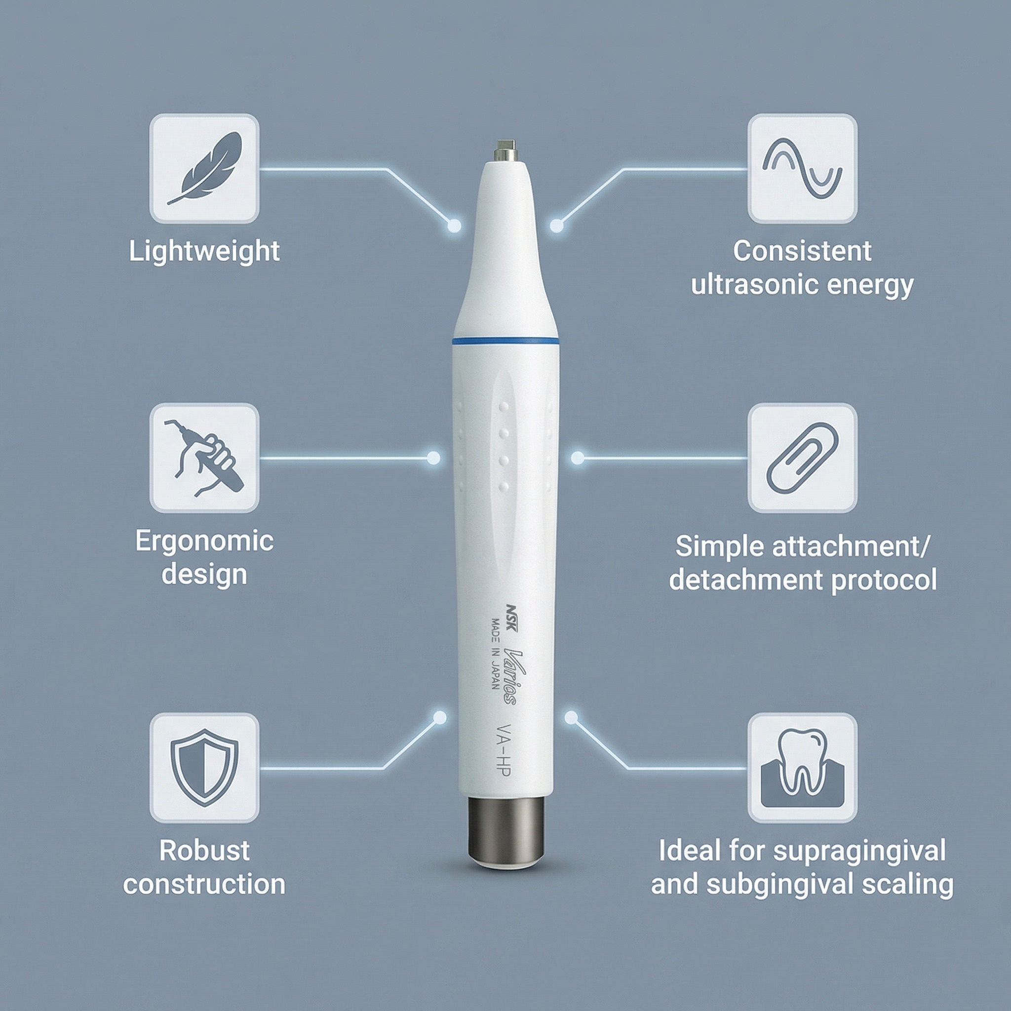 NSK Varios VA-HP Ultrasonic Scaler Handpiece (E177050)
