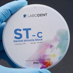 Labodent Zirconia Ceramic Blanks ST-C | A1 Shade | Pre-Shaded CAD/CAM Discs - 10