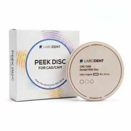 Labodent PEEK Disc for CAD/CAM – Natural Shade, 98×18 mm - 1