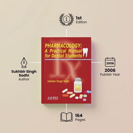 Jaypee Medical Pharmacology: A Practical Manual For Dental Students (ISBN - 612589)