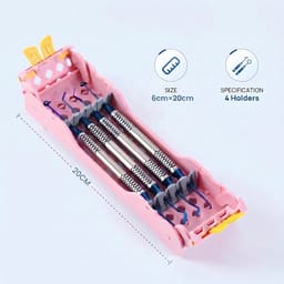 Dental Instruments Sterilization Surgical Plastic Cassette Rack 4 Holder - 3