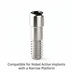 Mediden Nobel Active NP Compatible Titanium Abutment Screw (S-46) - 3