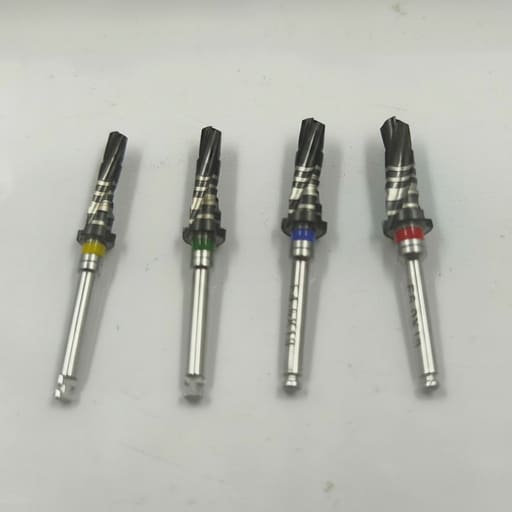 Julldent Korean Surgical Box - Set of 4 DLC Coated Drills (JULL-DENT 223)