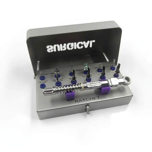 Julldent Basic Plus Korean Surgical Kit With Torque Ratchet (JULL-DENT 223)