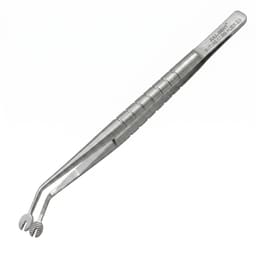 Julldent Micro Tissue Stainless Steel Forceps - Straight Tooth - 4