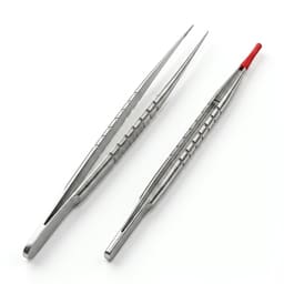 Julldent Micro Tissue Stainless Steel Forceps - Straight Tooth - 3
