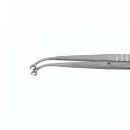 Julldent Micro Tissue Stainless Steel Forceps - Straight Tooth - 12