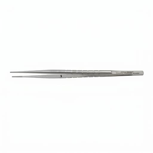 Julldent Micro Tissue Stainless Steel Forceps - Straight Tooth