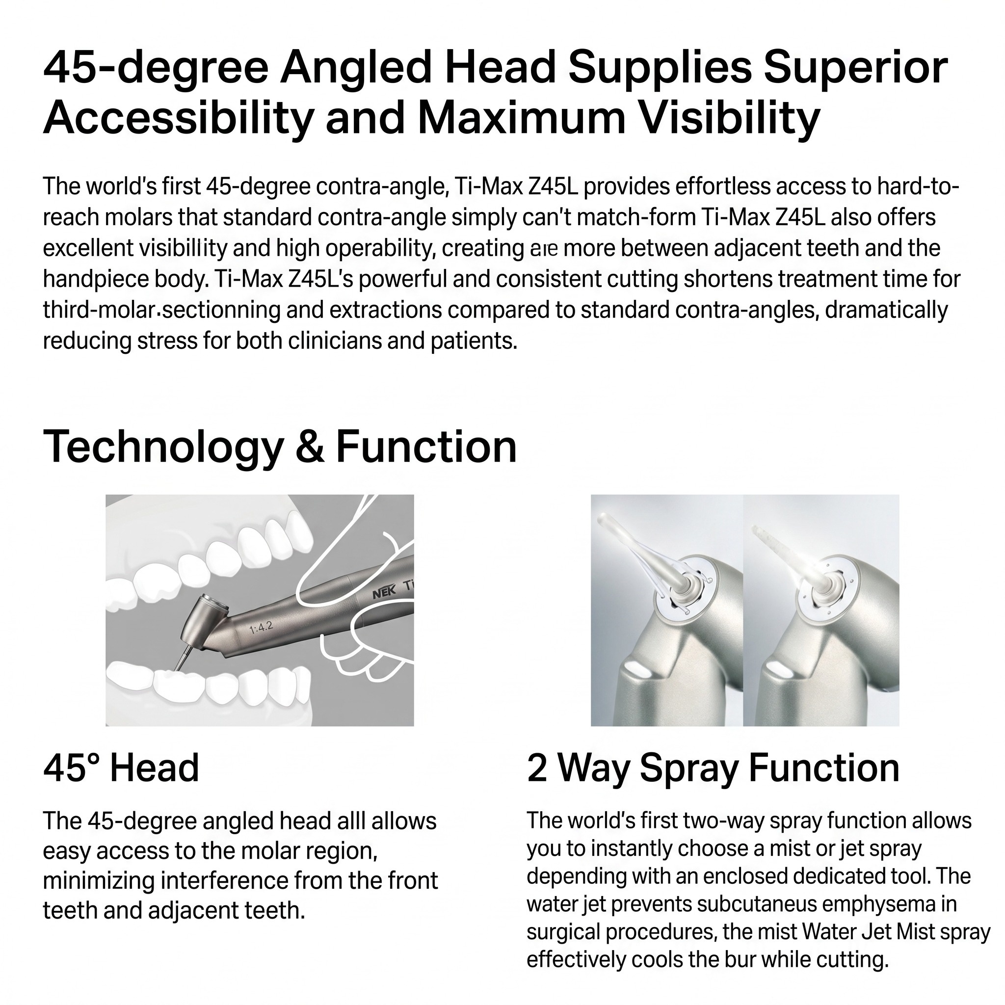 NSK Ti Max Z45L Handpiece (C1064)