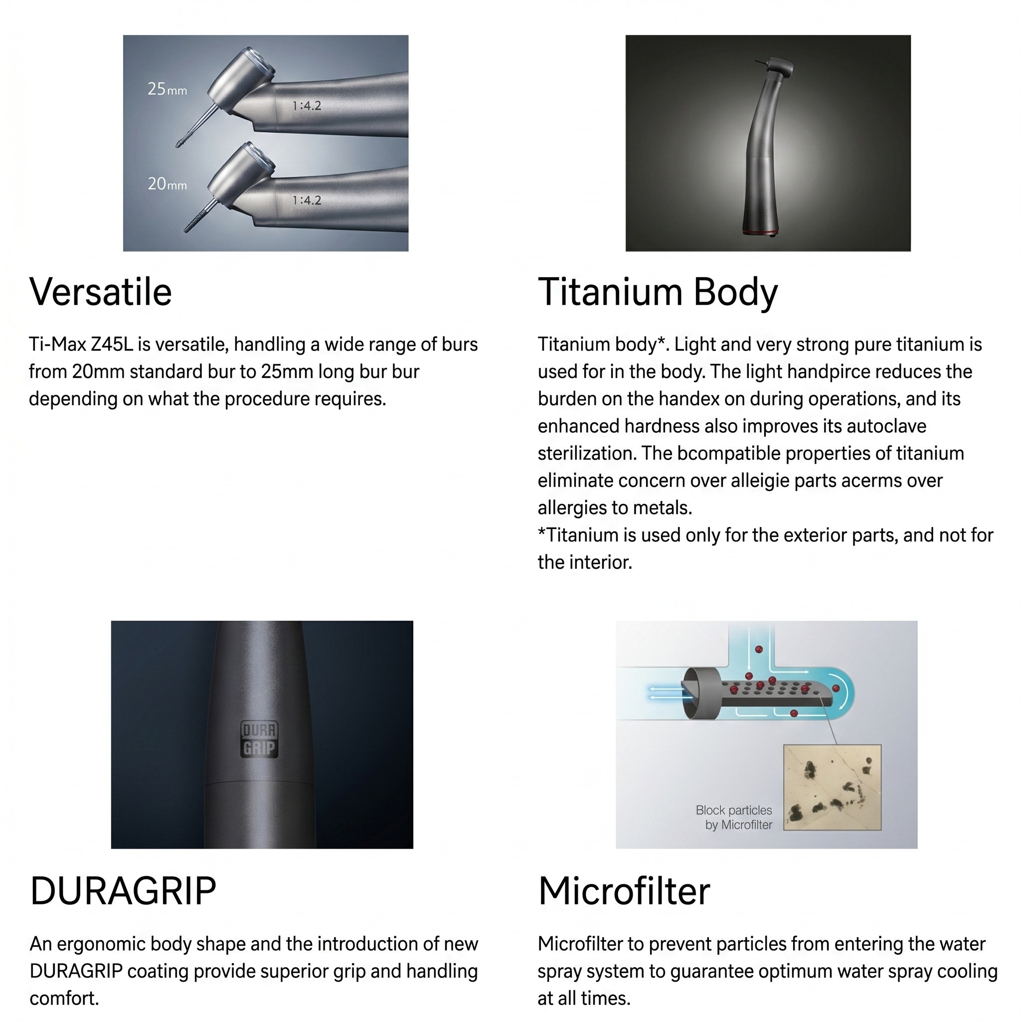 NSK Ti Max Z45L Handpiece (C1064)