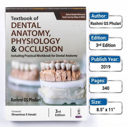 Jaypee Medical Textbook of Dental Anatomy, Physiology & Occlusion (ISBN - 968943)