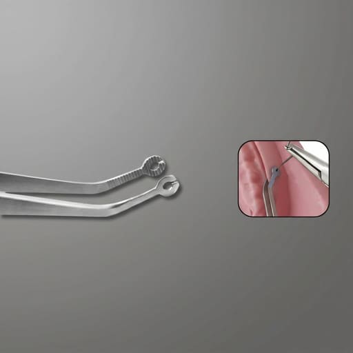 Julldent Micro Tissue Stainless Steel Forcep (JULL-DENT 074)