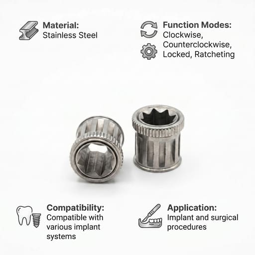 Dentaltech Four-Way Ratchet Converter
