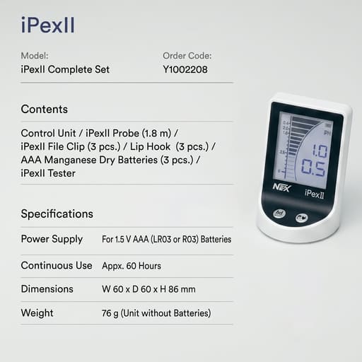 NSK iPex II Apex Locator Complete Set (Y1002208)