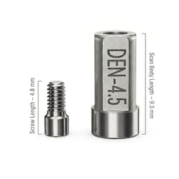 Dentaltech Dentium Implant Compatible Multi Unit Scan Body (Den 4.5-hybrid) - 3