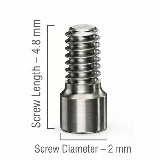 Dentaltech Dentium Implant Compatible Multi Unit Scan Body (Den 4.5-hybrid)