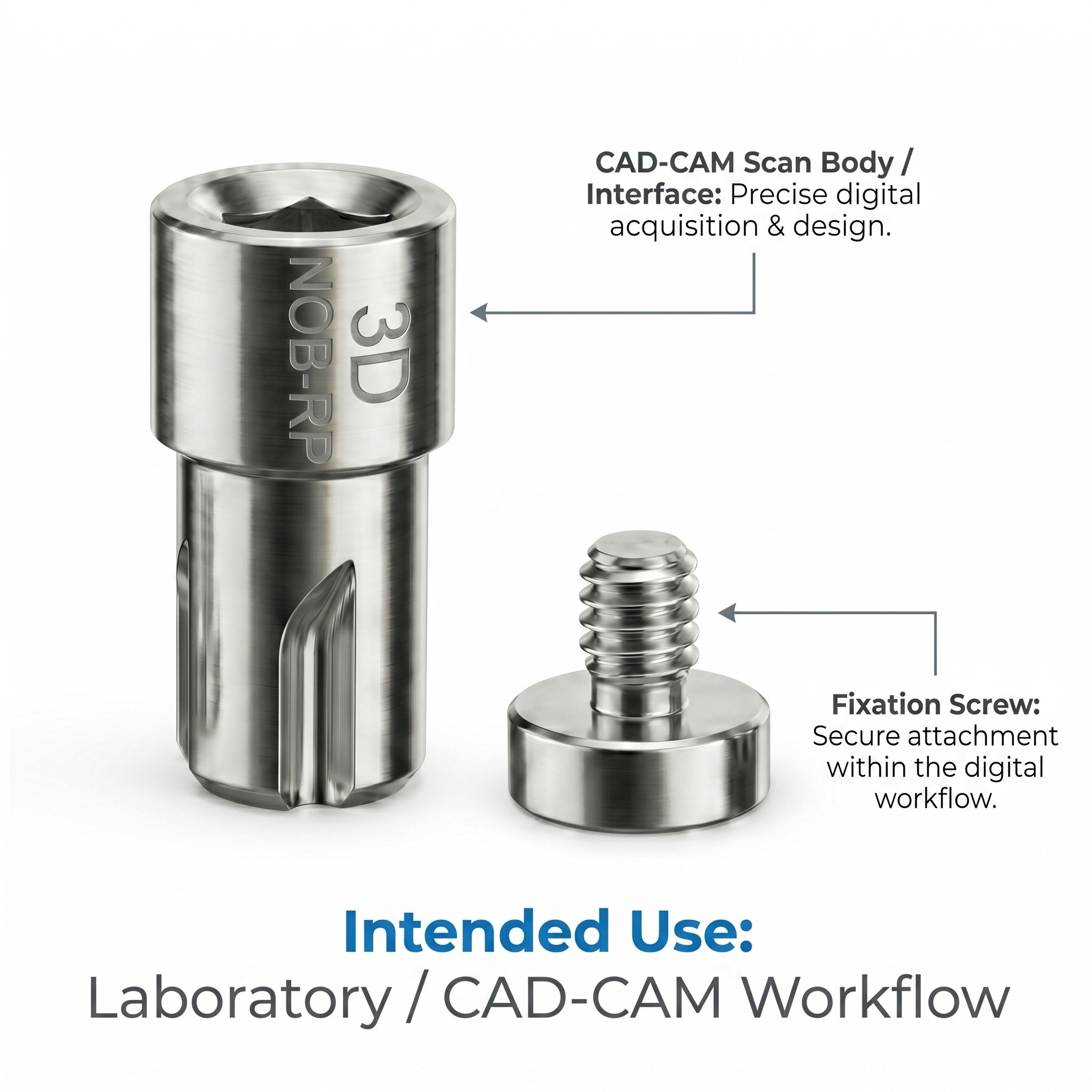 Dentaltech Nobel biocare RP Compatible digital Analog