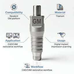 Dentaltech Scan body - Neodent GM Implant Compatible - 6