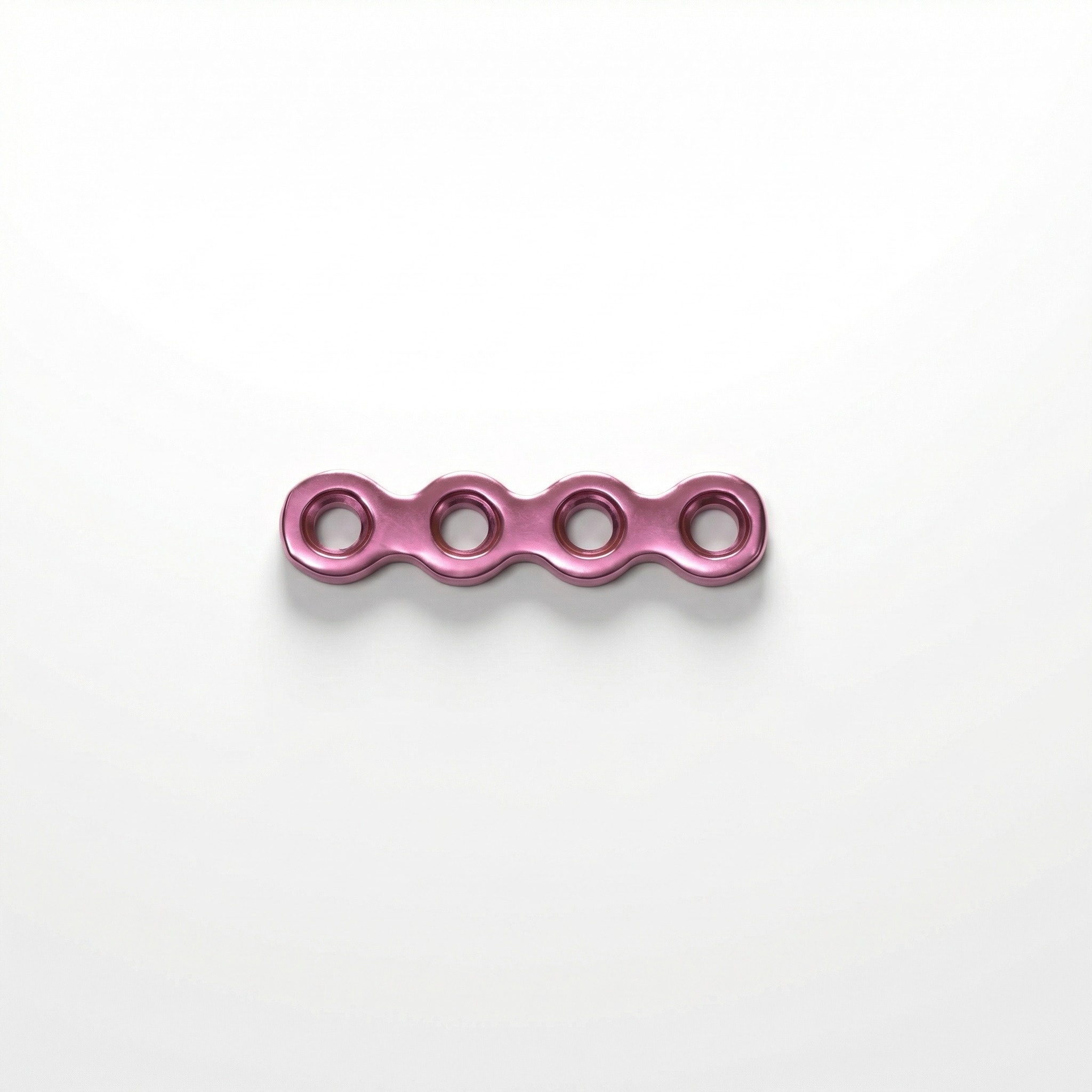 SK Surgicals Titanium Mini Bone Plates Continuous - 1.5mm (4 Holes) 105.401T (Pack of 2 )
