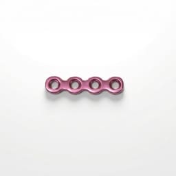 SK Surgicals Titanium Mini Bone Plates Continuous - 1.5mm (4 Holes) 105.401T (Pack of 2 )