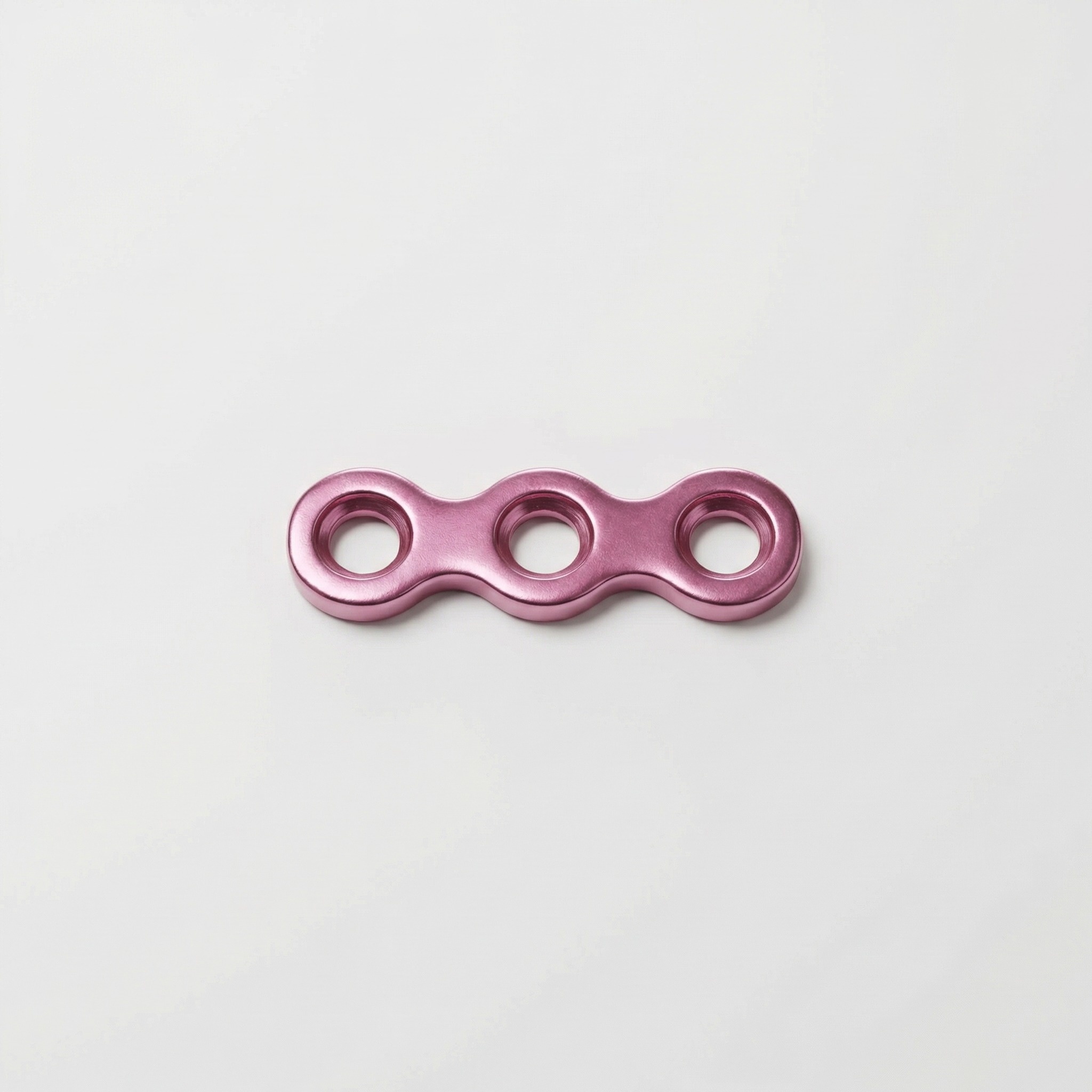 SK Surgicals Titanium Mini Bone Plates Continuous - 1.5mm (3 Holes) 105.301T (Pack of 2 )