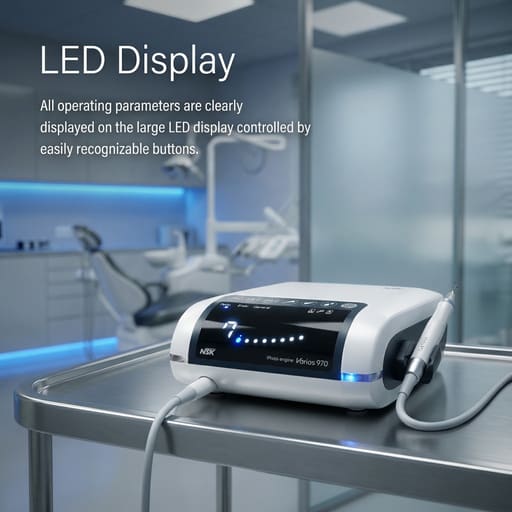NSK Varios 970 LUX LED Ultrasonic Scaler with 3 Tips (Y1001168)