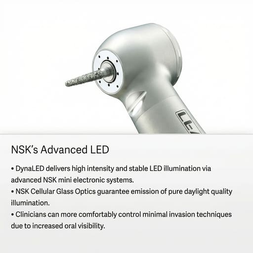 NSK Dyna LED M600LG B2 Standard Airotor Handpiece (P1106)