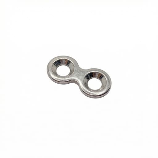 SK Surgicals SS Mini Bone Plates Continuous - 1.5mm (2 Holes) 105.201S (Pack of 2 )