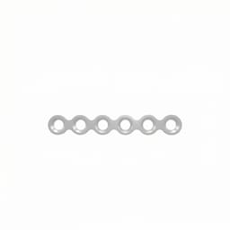 SK Surgicals SS Mini Bone Plates Continuous - 1.5mm (6 Holes) 105.601S (Pack of 2 )