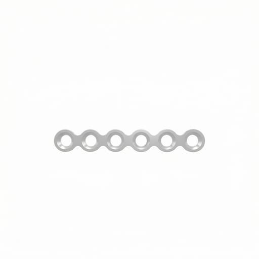 SK Surgicals SS Mini Bone Plates Continuous - 1.5mm (6 Holes) 105.601S (Pack of 2 )