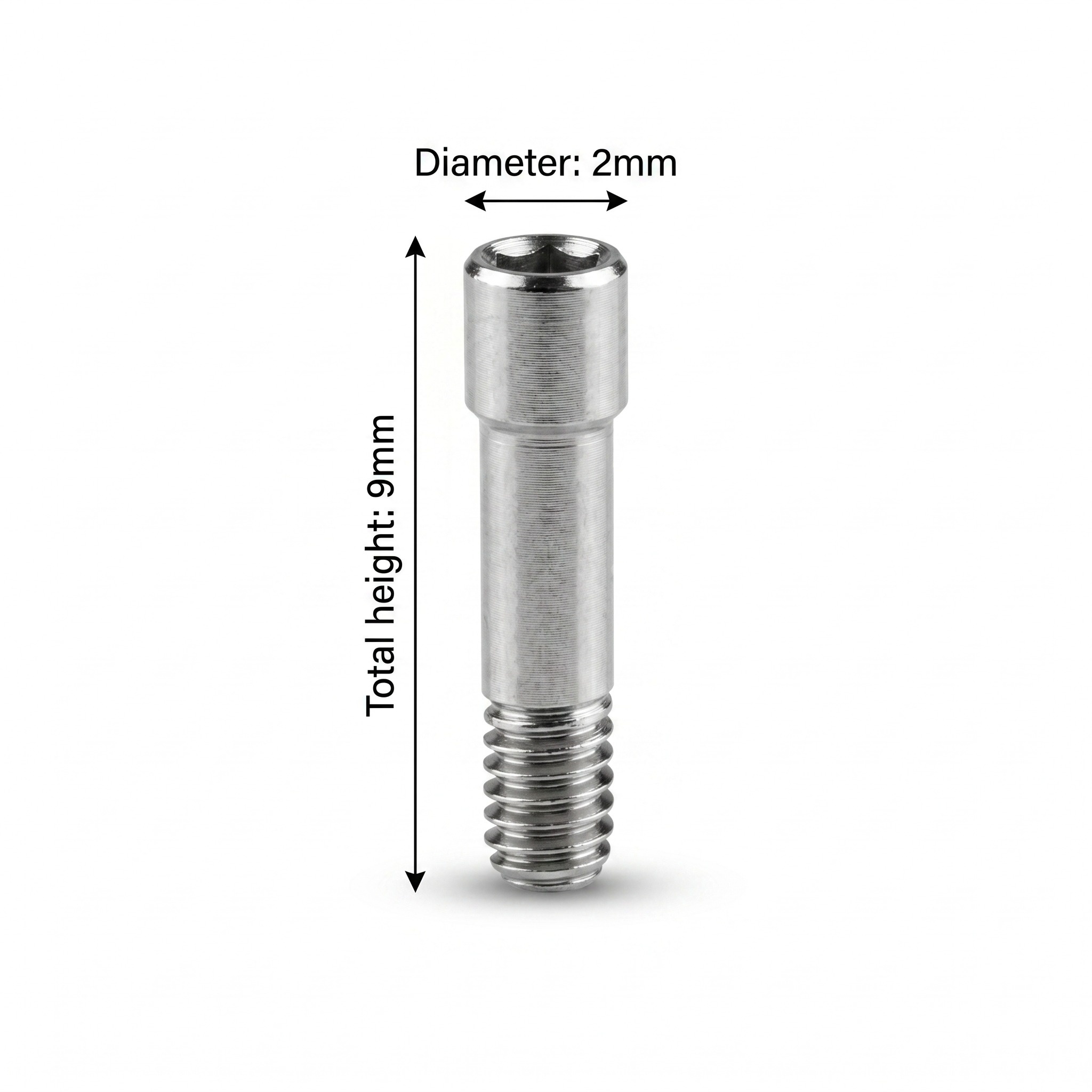 Mediden Dentium NR- Line Compatible Titanium Abutment Screw (S-22) (Pack of 10)